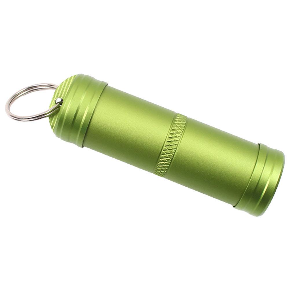 Pill Fob Capsule - 1Pcs Waterproof Pill Holder Aluminum Alloy