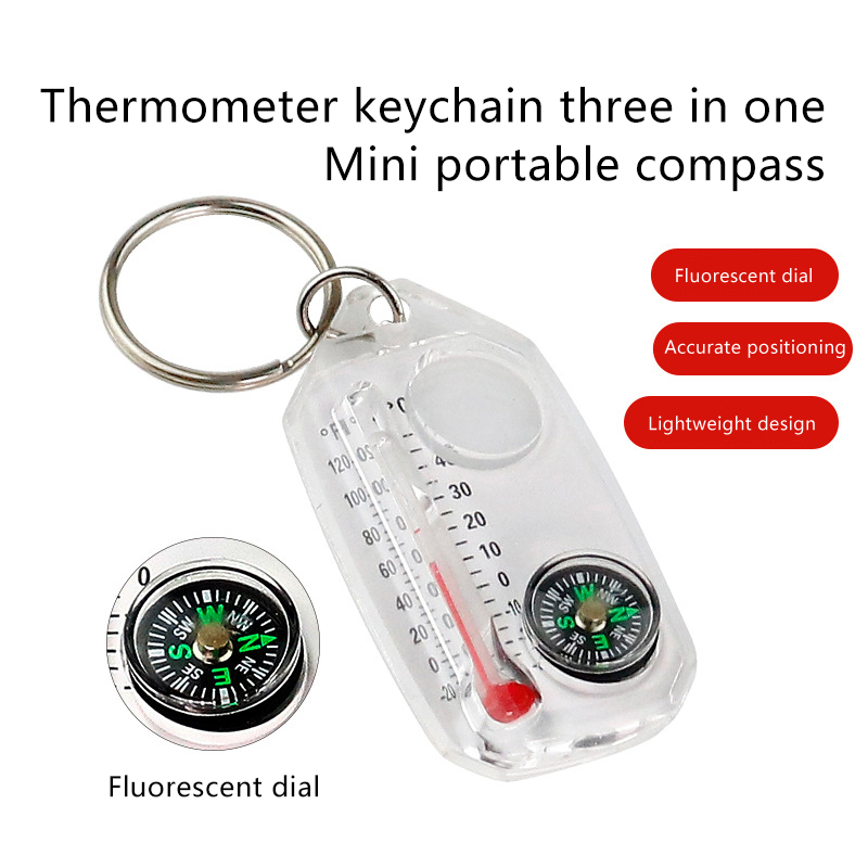 Compass Keychain Mini - (LA).1Pc Compass And s Keychain Survival