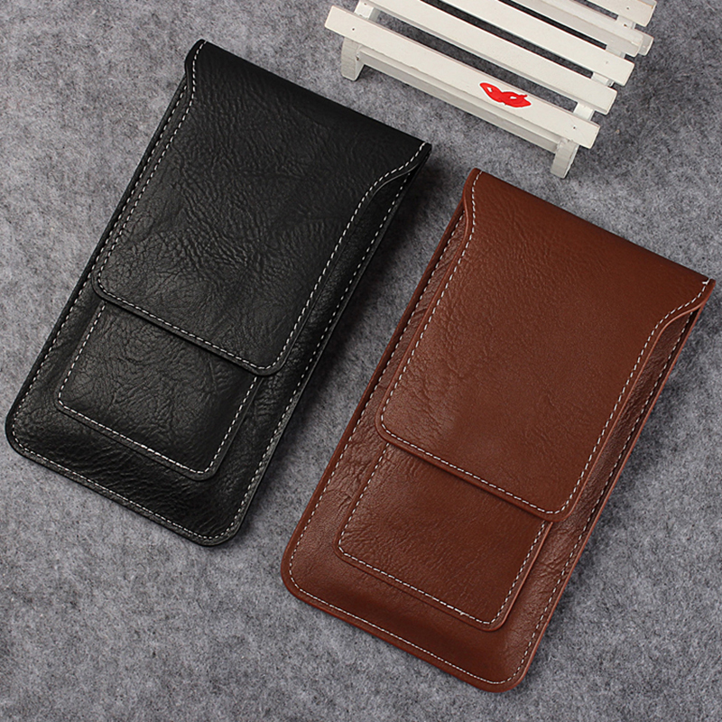 Money Clip Magnetic - Universal Leather Phone Holster Belt Clip