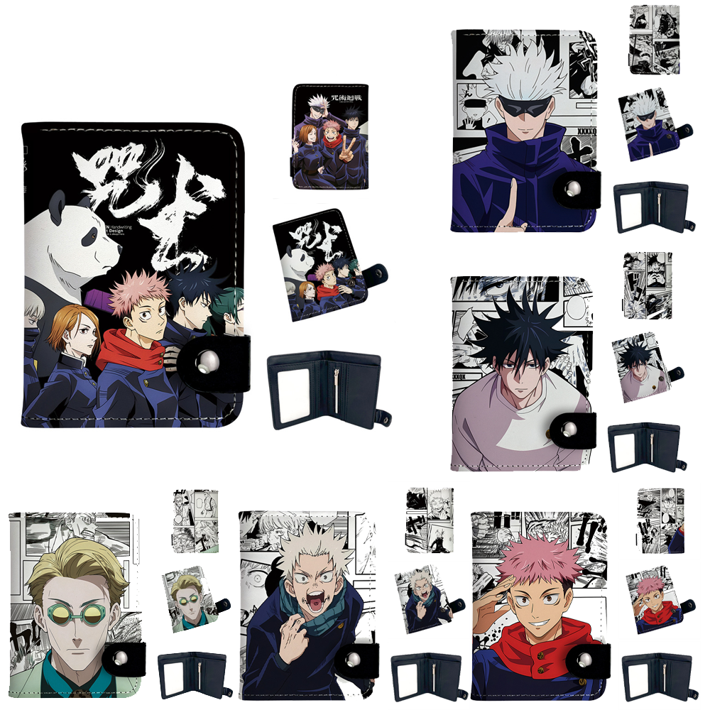Money Clip Magnetic - Anime Wallet Jujutsu Kaisen Pu Leather