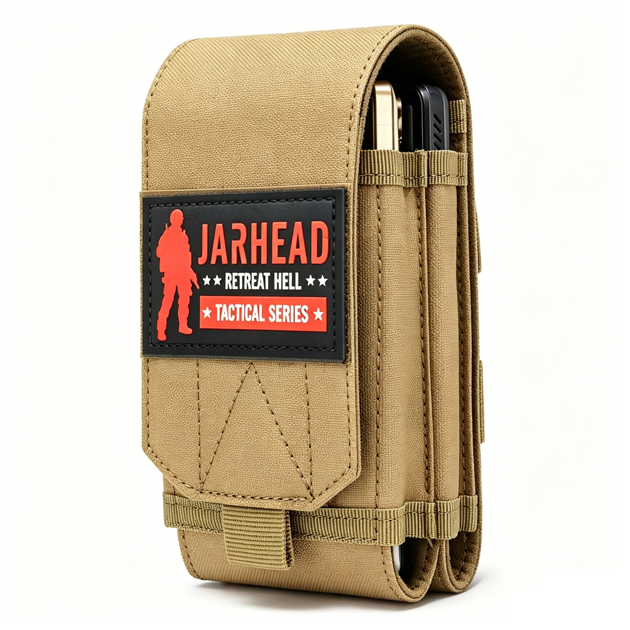 Edc Concealed Carry Belt - Outdoor Tactical Double MOLLE Cell Phone