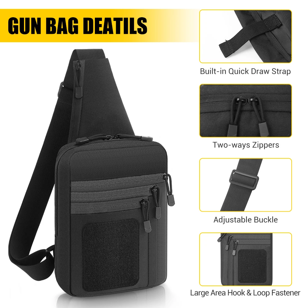 Tactical Pistol Gun Bag Concea - Edc Carry Bag For Pistol recensie en prijs
