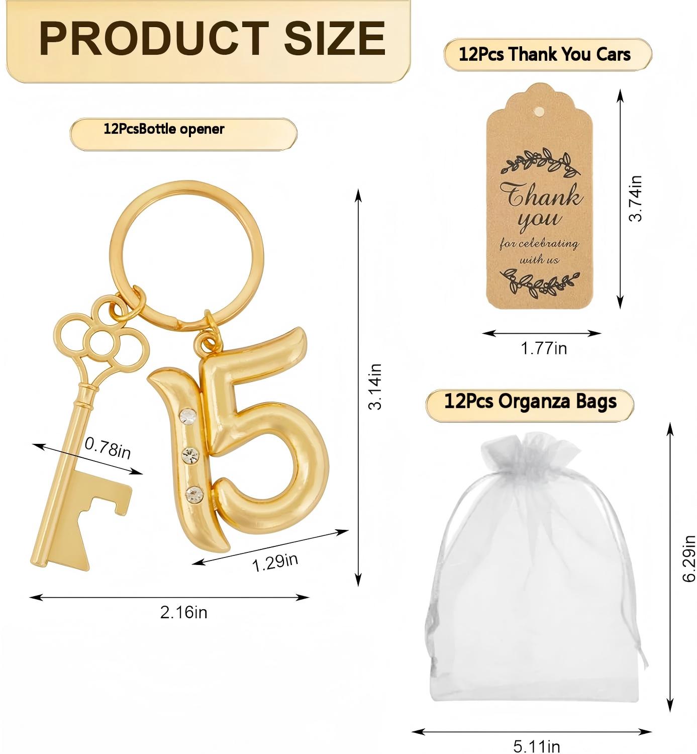 Quinceañera 15th Birthday Bott - Bottle Opener Keyring recensie en prijs