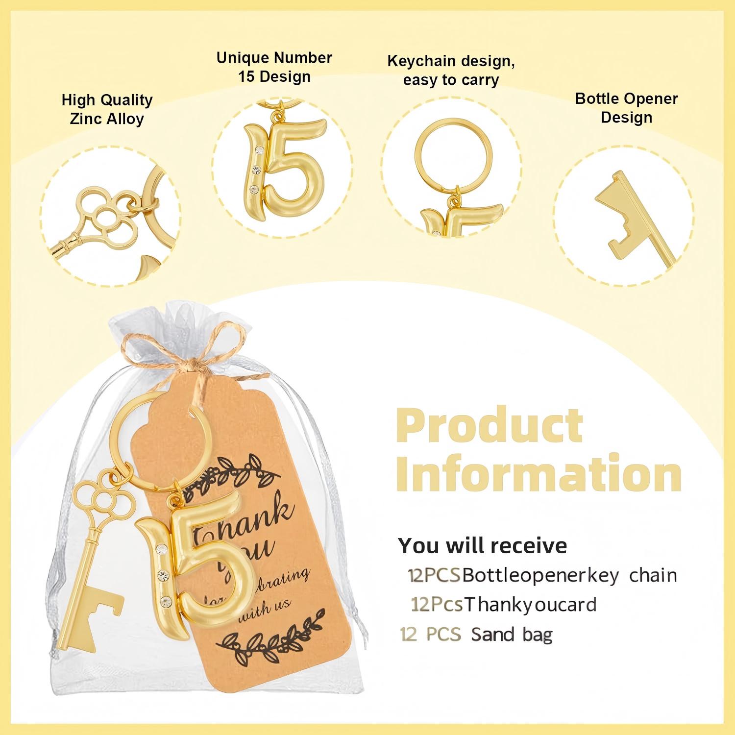 Quinceañera 15th Birthday Bott - Bottle Opener Keyring recensie en prijs