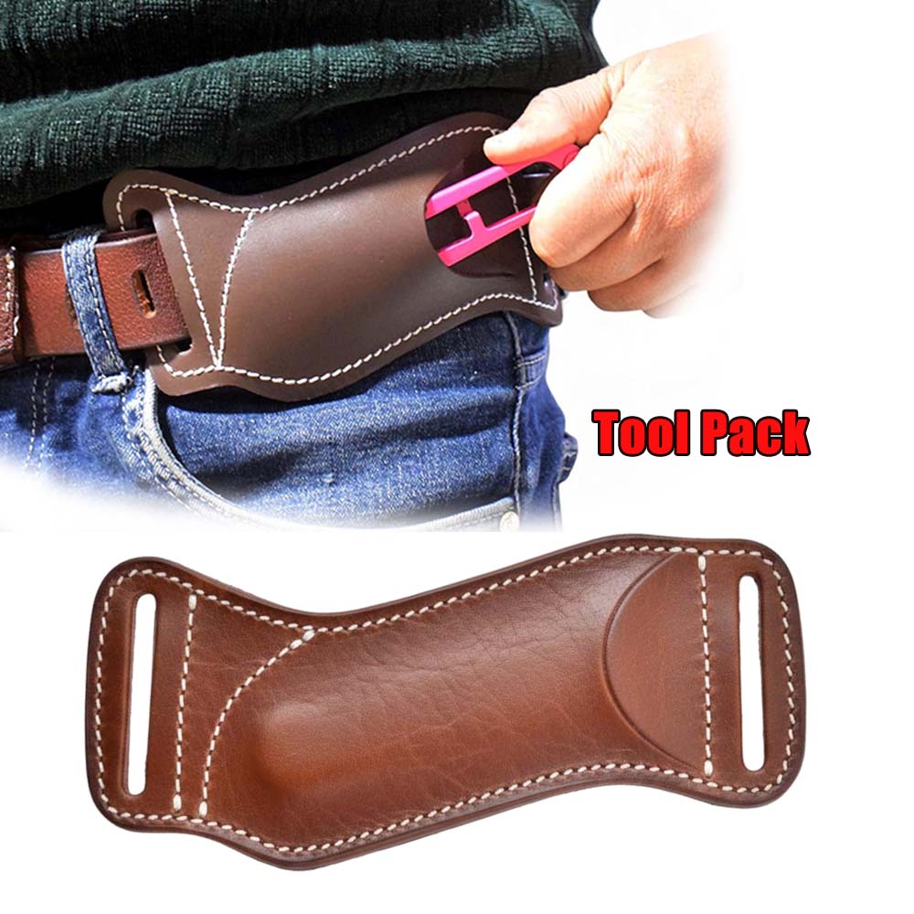 Waist Hanging EDC Knife Sheath - Leather Edc. Carry Pouch recensie en prijs