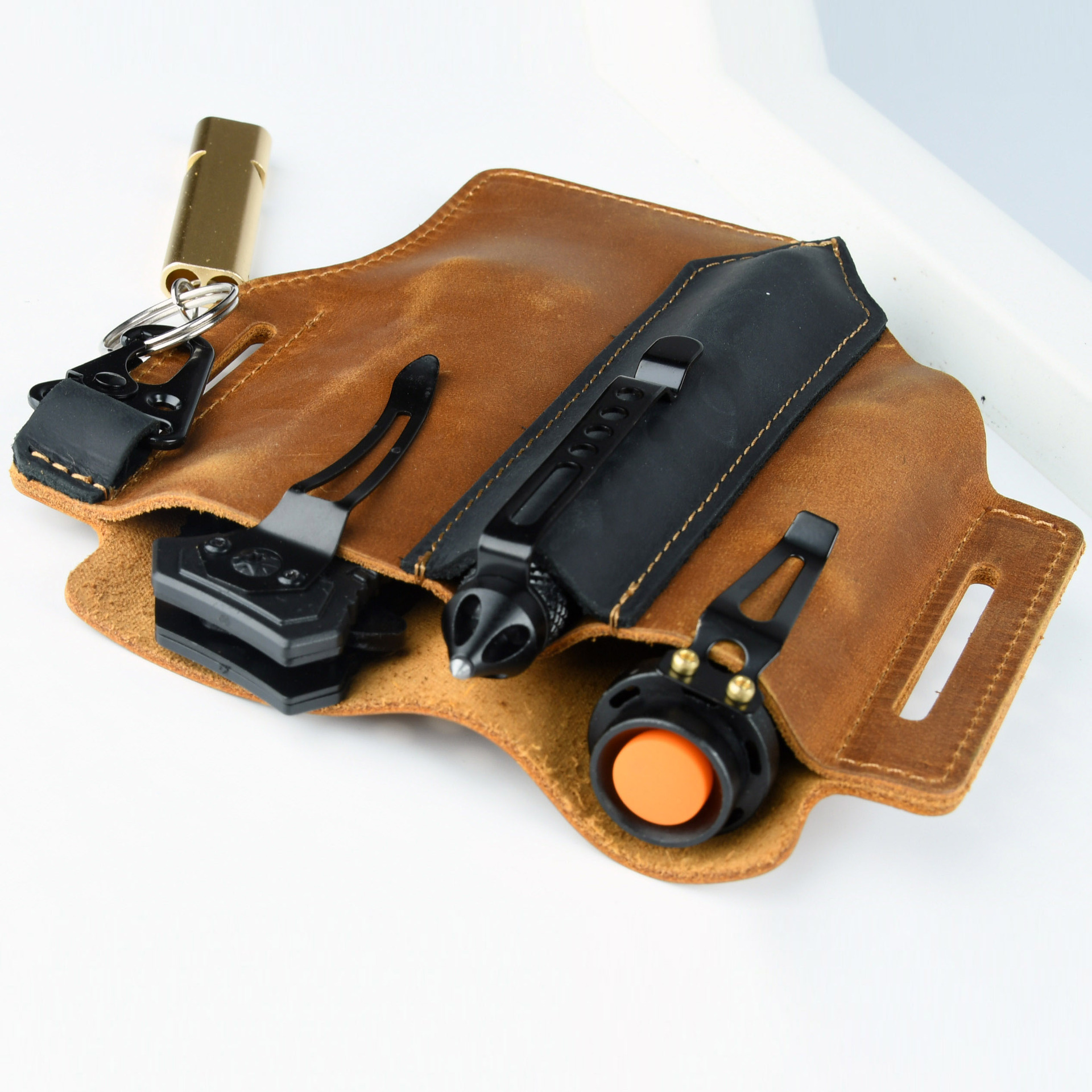 Men Travel Tactical Waist Bag  - Leather Edc. Carry Pouch recensie en prijs