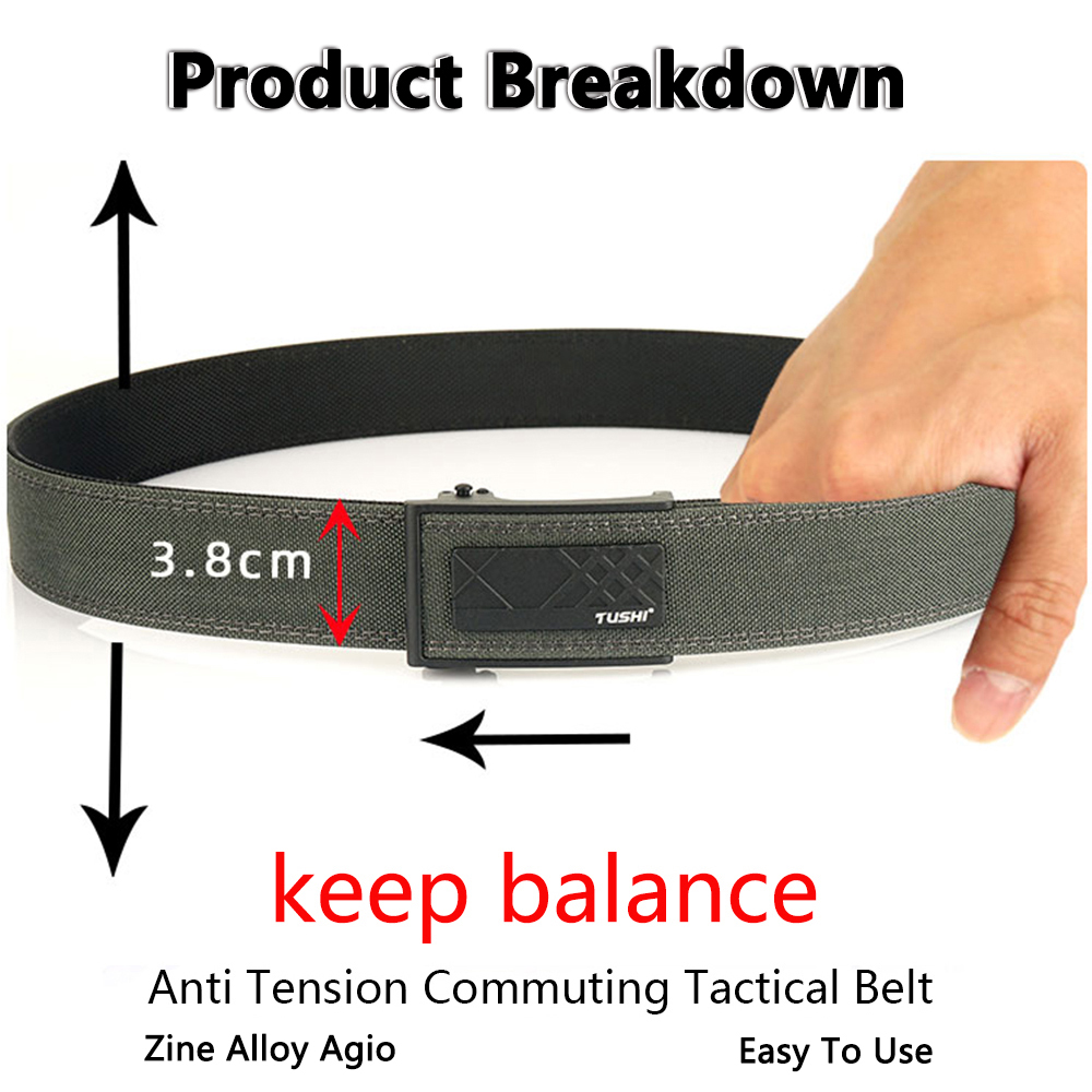 TUSHI New Hard Tactical EDC Be - Edc Concealed Carry Belt recensie en prijs
