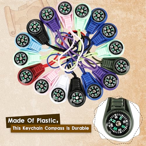 54pcs Mini Pocket Compass Keyc - Compass Keychain Mini recensie en prijs