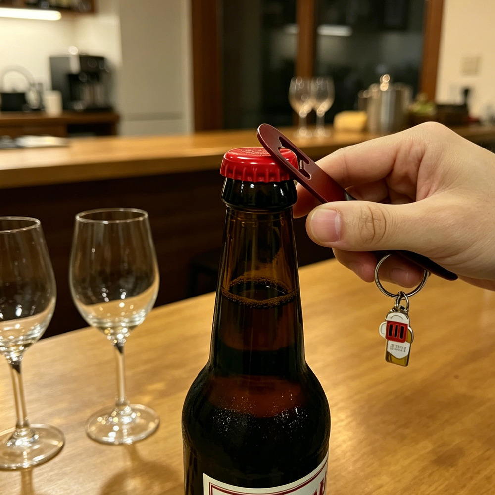 Personalized Stainless Steel B - Bottle Opener Keyring recensie en prijs