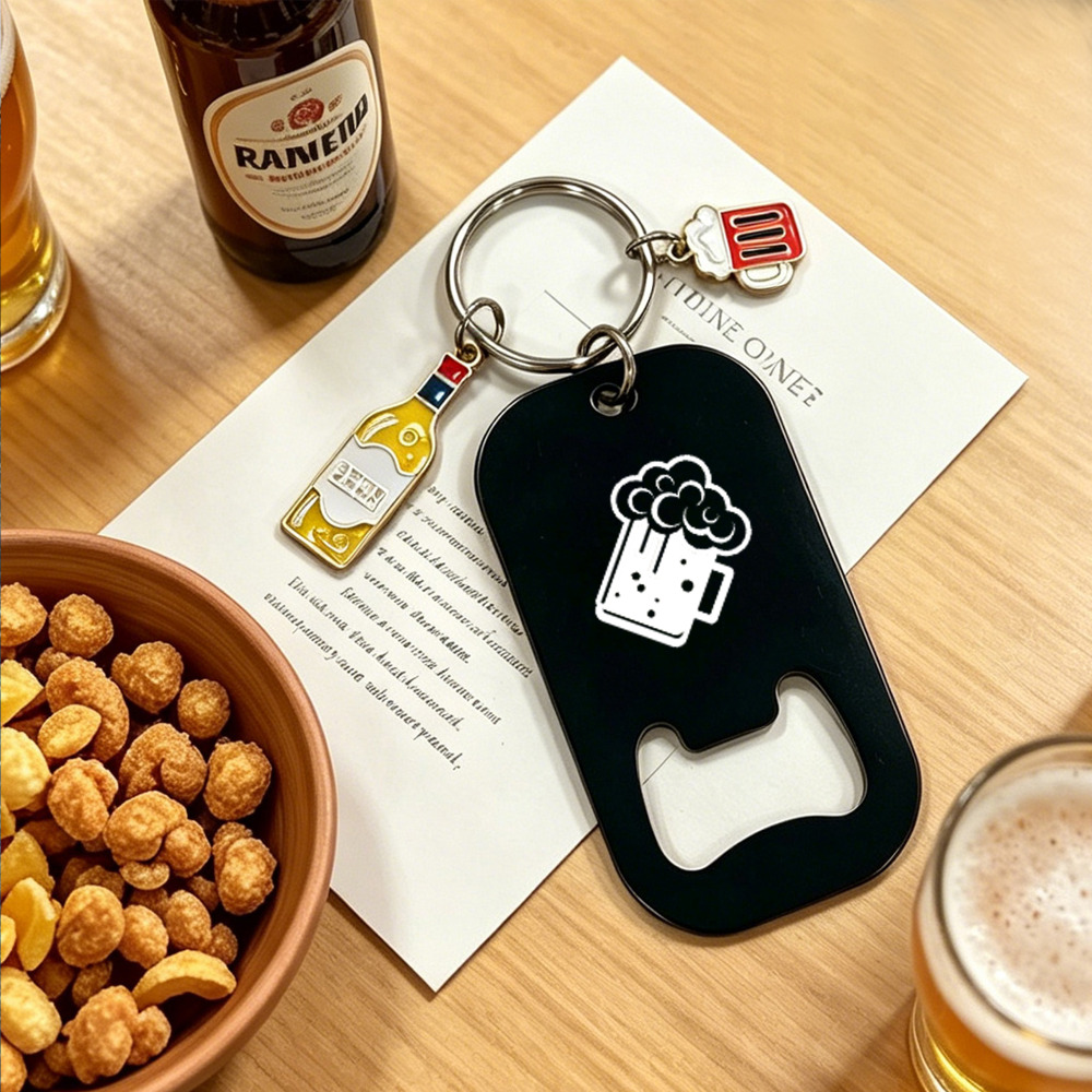Personalized Stainless Steel B - Bottle Opener Keyring recensie en prijs