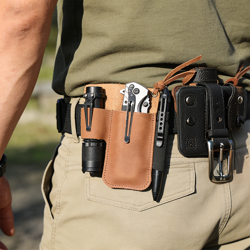 EDC Leather Flashlight Tool Ho - Edc Concealed Carry Belt recensie en prijs