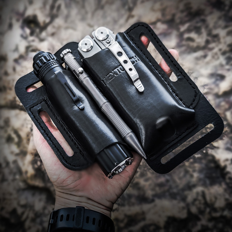1PC. Leather EDC Pouch for Fla - Leather Edc. Carry Pouch recensie en prijs