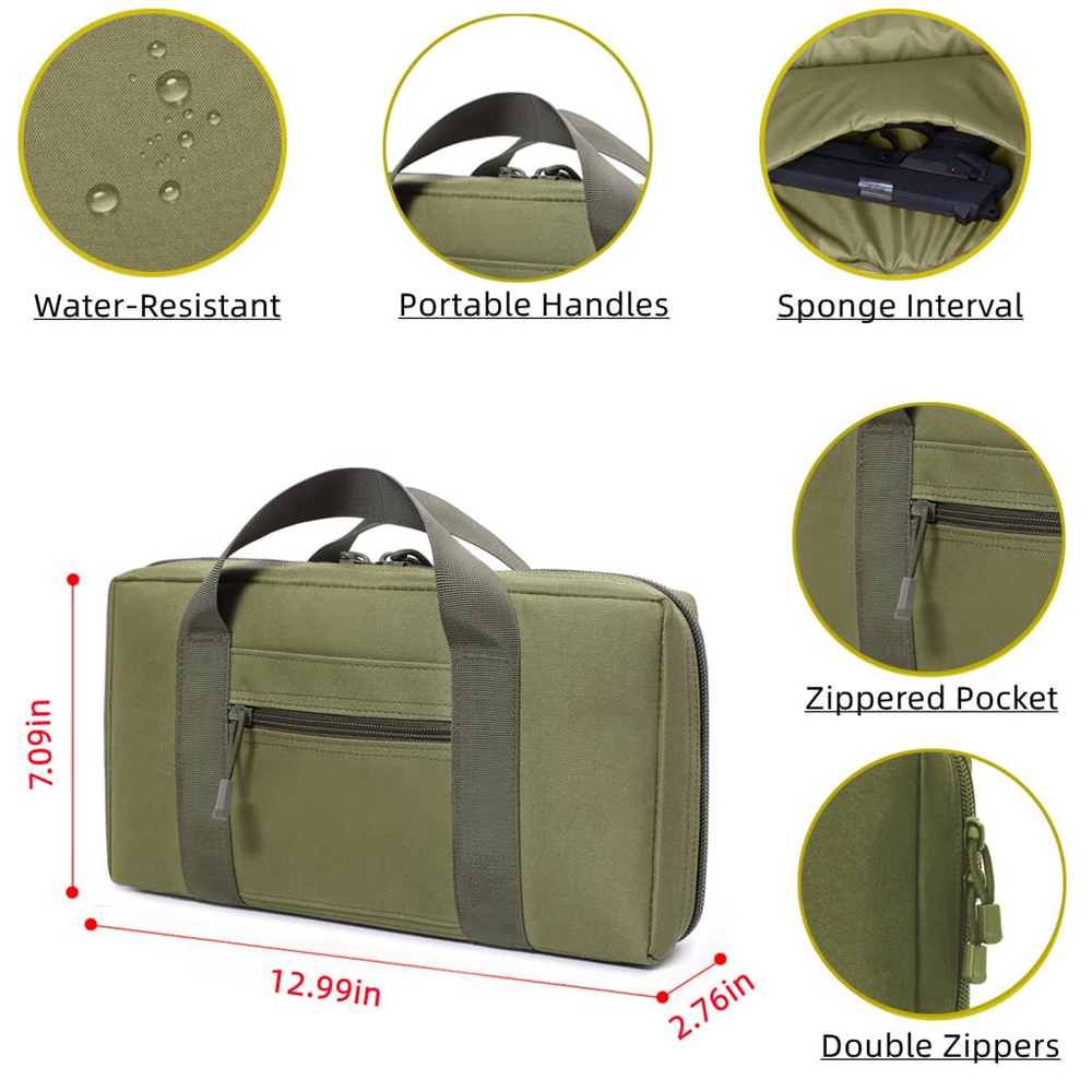 Tactical Pistol Range Bag Gun  - Edc Carry Bag For Pistol recensie en prijs
