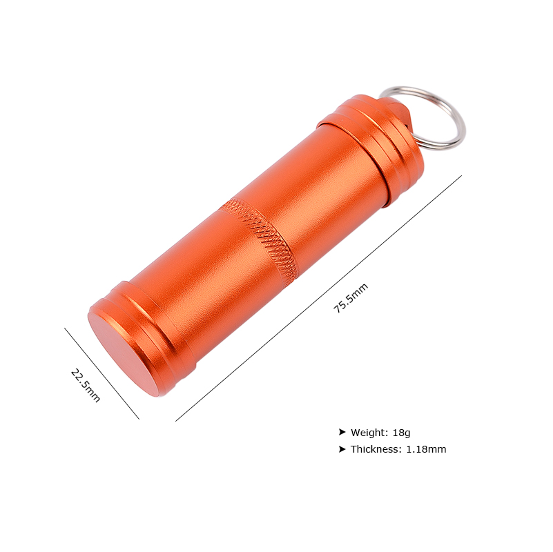 Waterproof Airtight Watertight - Pill Fob Capsule recensie en prijs