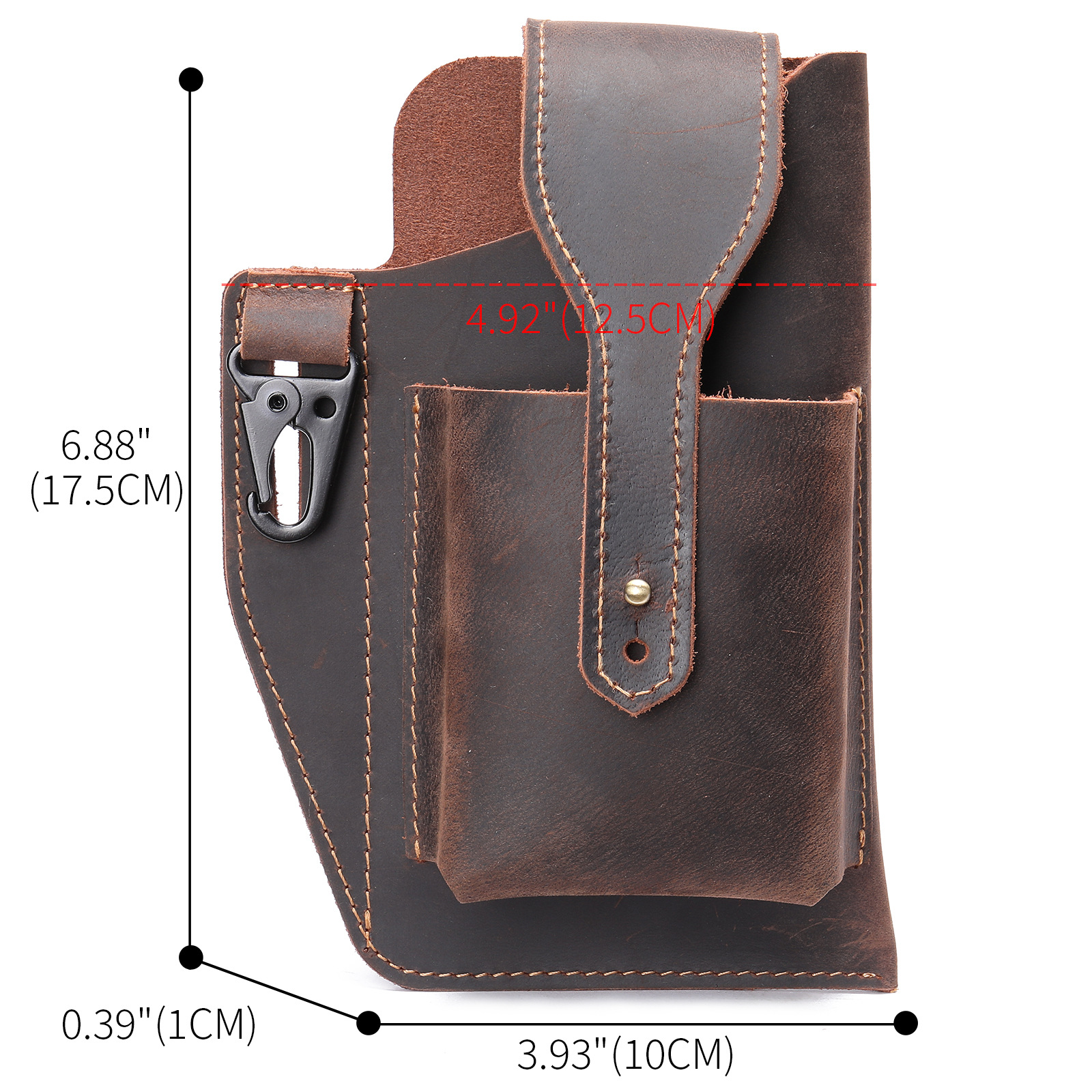 Crazy Horse Leather Phone Hols - Leather Edc. Carry Pouch recensie en prijs
