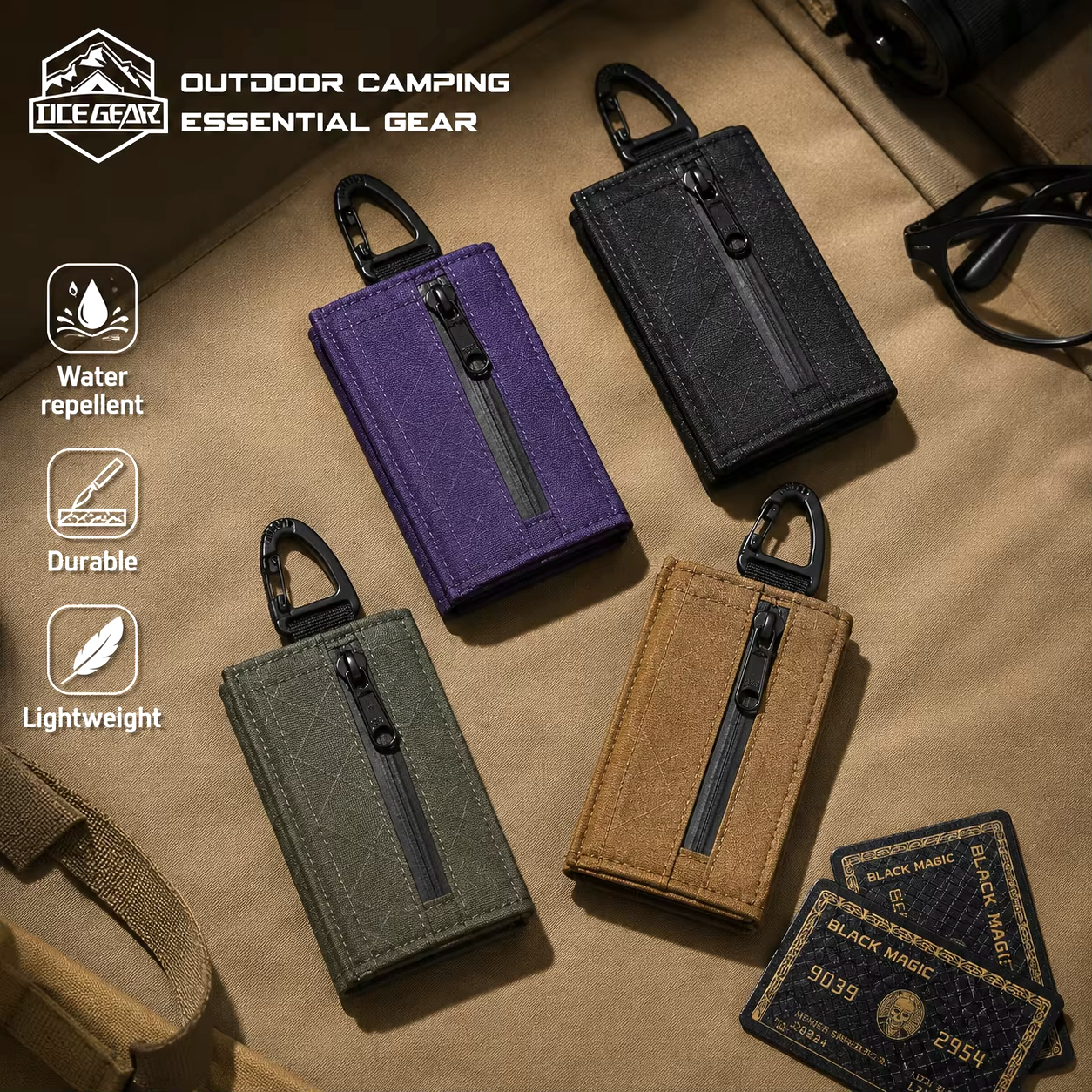 Lightweight Trifold Wallet wit - Edc Carry Card recensie en prijs