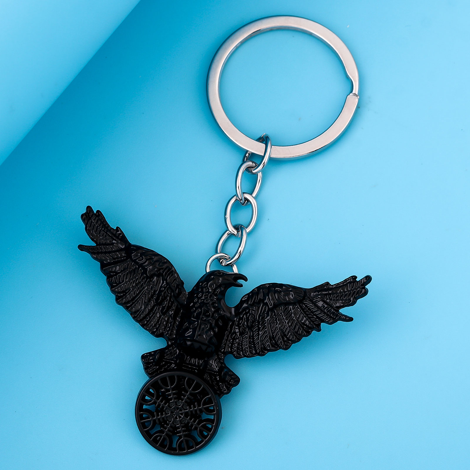 Vintage Viking Black Crow Neck - Compass Keychain Mini recensie en prijs