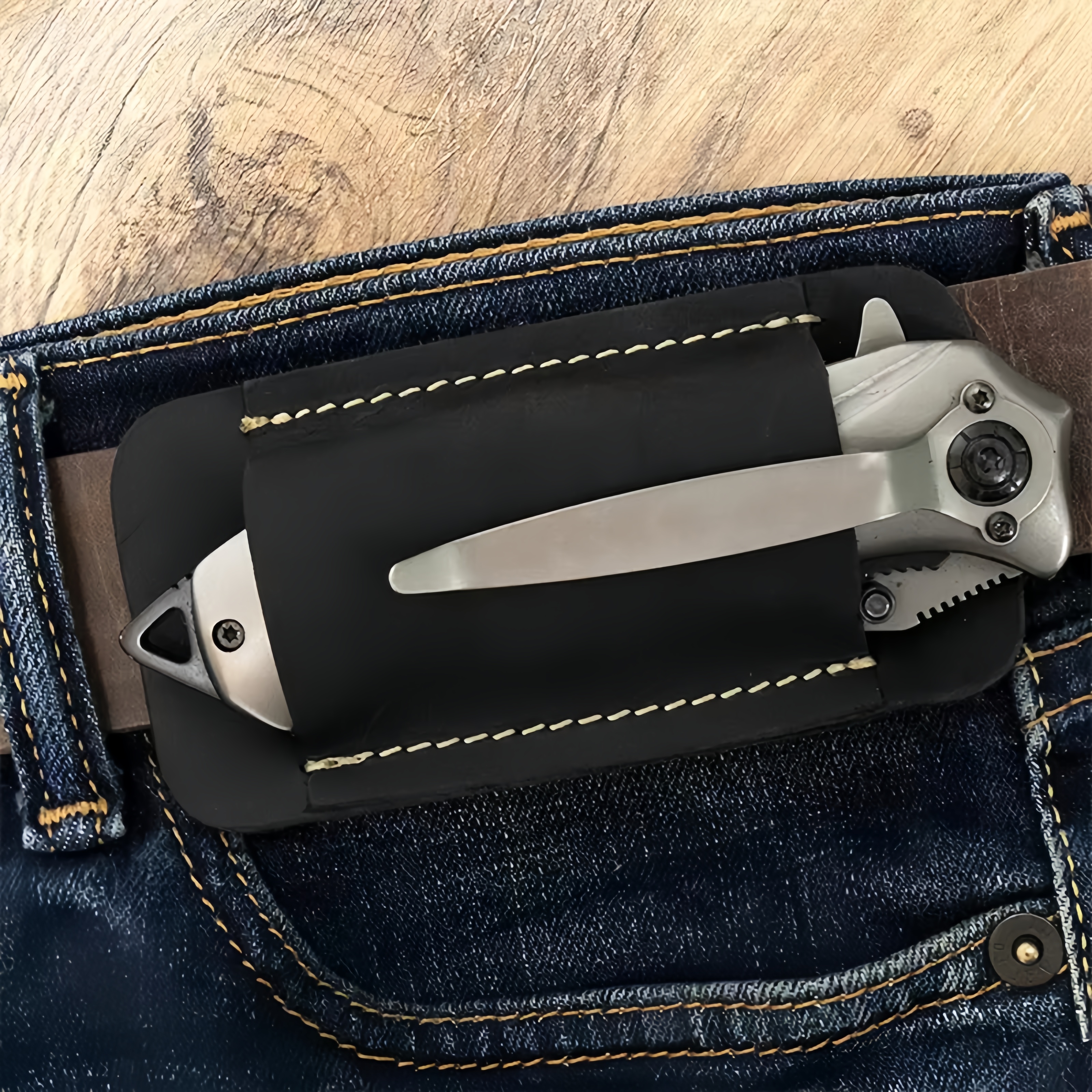 Outdoor EDC Leather Holster –  - Leather Edc. Carry Pouch recensie en prijs
