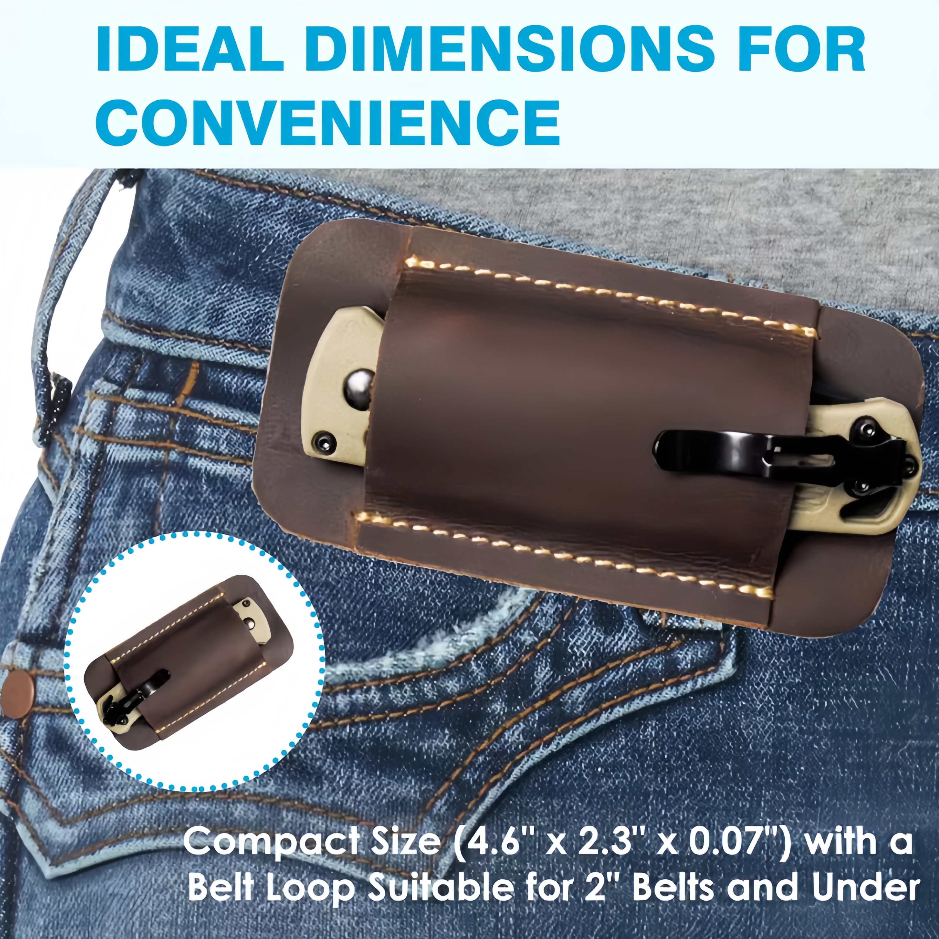 Outdoor EDC Leather Holster –  - Leather Edc. Carry Pouch recensie en prijs