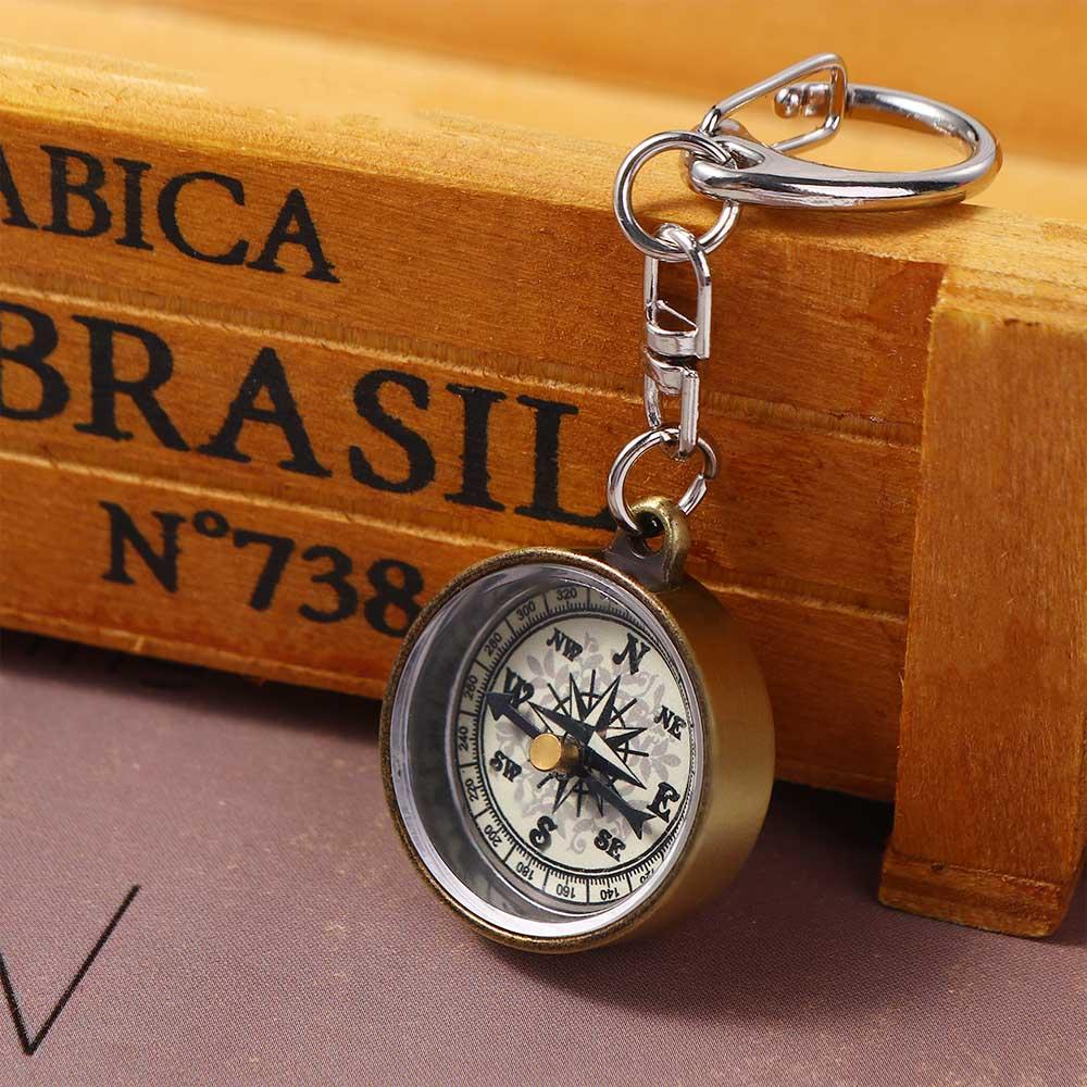 1 PCS Keychain Zinc Alloy Vint - Compass Keychain Mini recensie en prijs