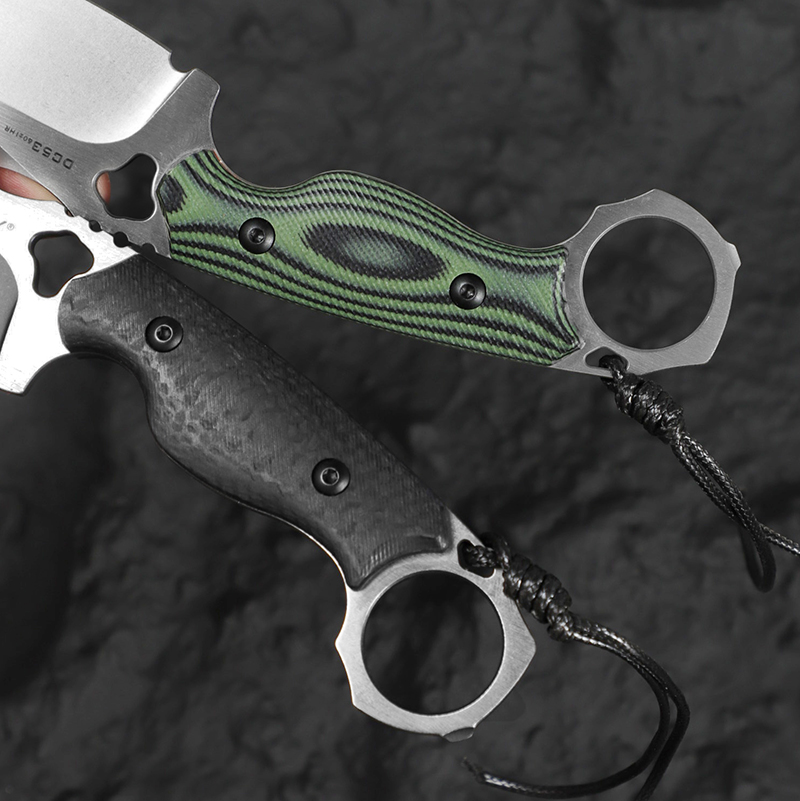 High-hardness DC53 steel strai - Edc Fixed Blade Deep Carry recensie en prijs