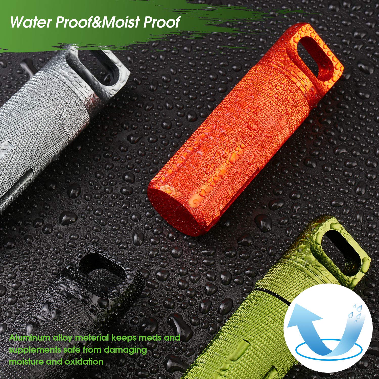 1Pack Aluminum Outdoor Dry Con - Pill Fob Capsule recensie en prijs
