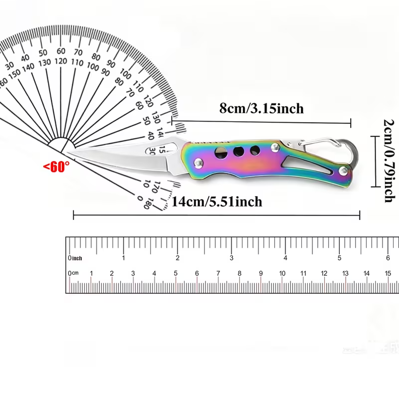 3-Piece Pocket Knife Keychain, - Edc Carry Piece recensie en prijs