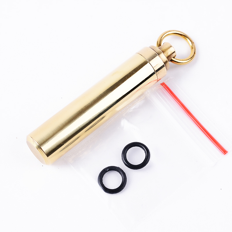 1 PC Solid Brass Waterproof Pi - Pill Fob Capsule recensie en prijs