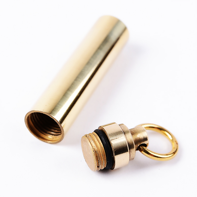 1 PC Solid Brass Waterproof Pi - Pill Fob Capsule recensie en prijs