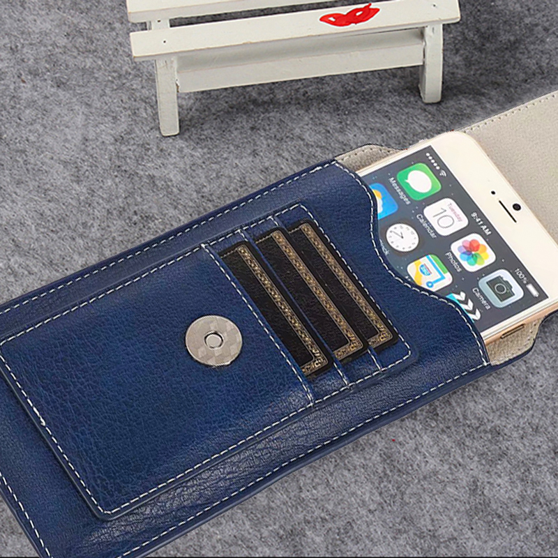 Universal Leather Phone Holste - Money Clip Magnetic recensie en prijs