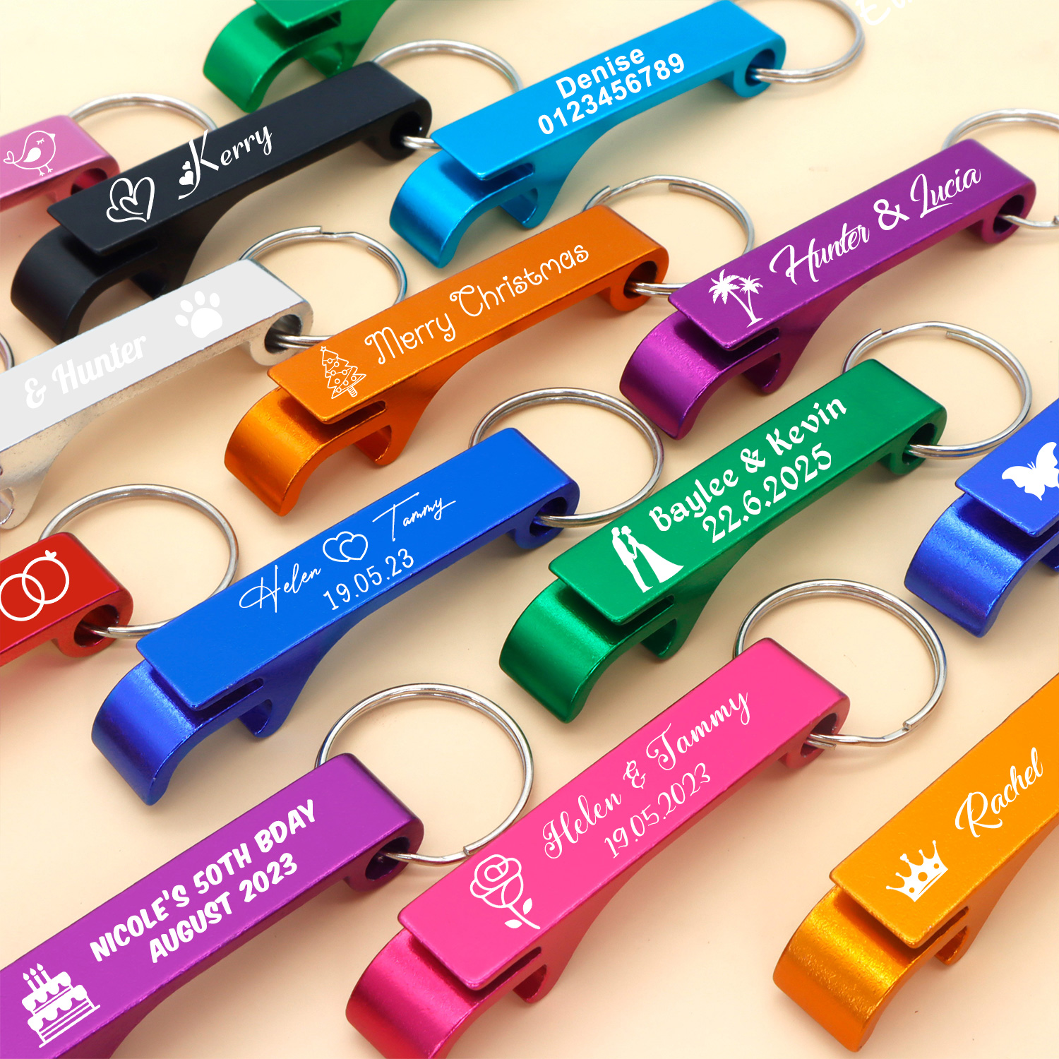 Keychain Custom Logo Key Ring  - Bottle Opener Keyring recensie en prijs