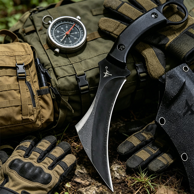 Claw Knife D2 Blade G10 Handle - Edc Fixed Blade Deep Carry recensie en prijs