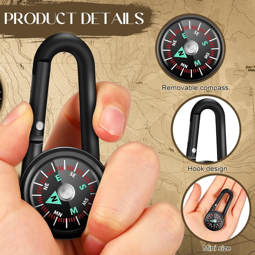 6-50 Pcs Mini Magnetic Compass - Compass Keychain Mini recensie en prijs