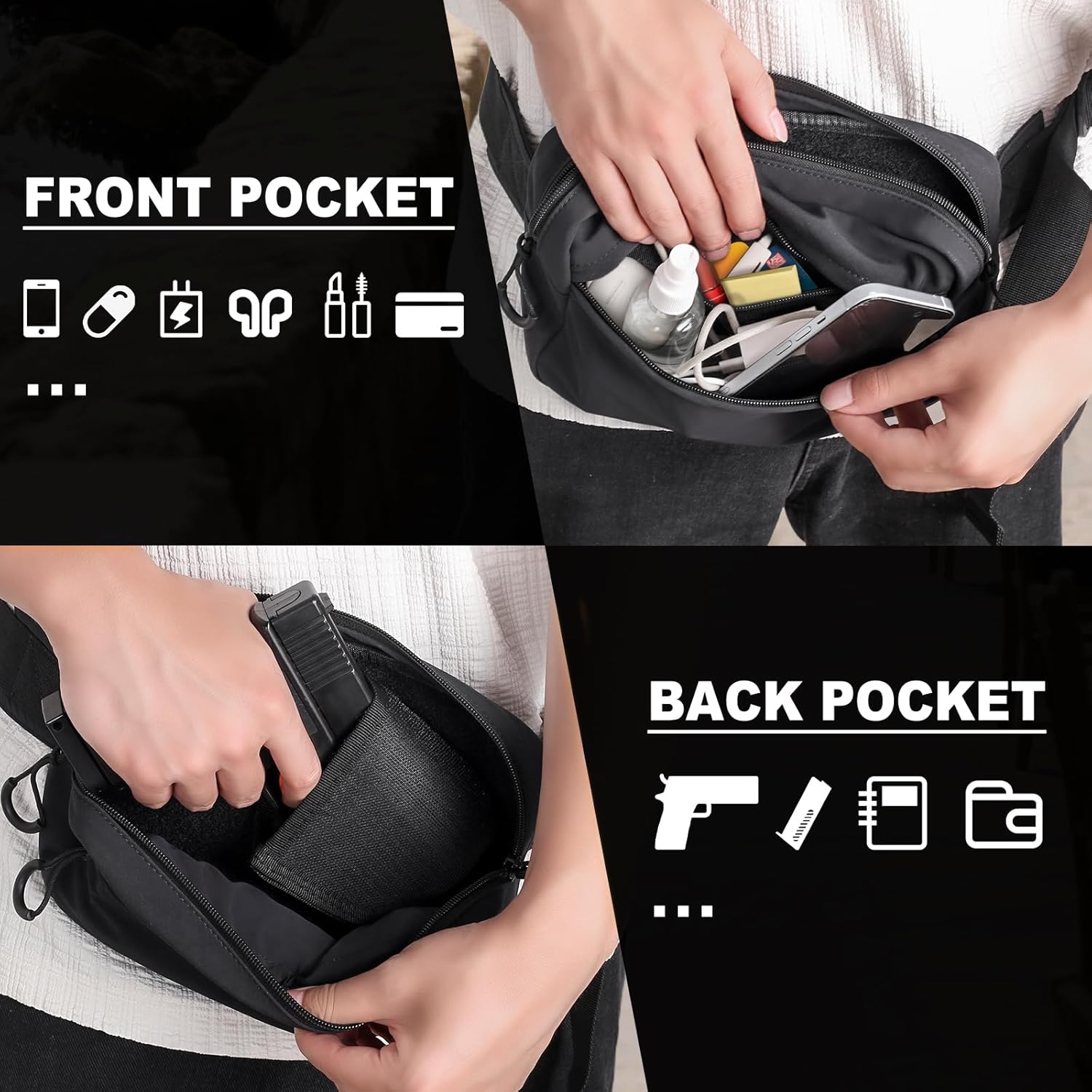 Tactical Fanny Pack with Holst - Edc Carry Bag For Pistol recensie en prijs