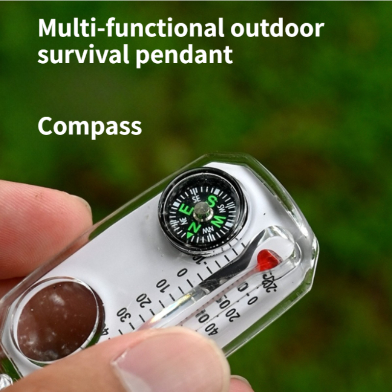 Mini Outdoor Survival Keychain - Compass Keychain Mini recensie en prijs