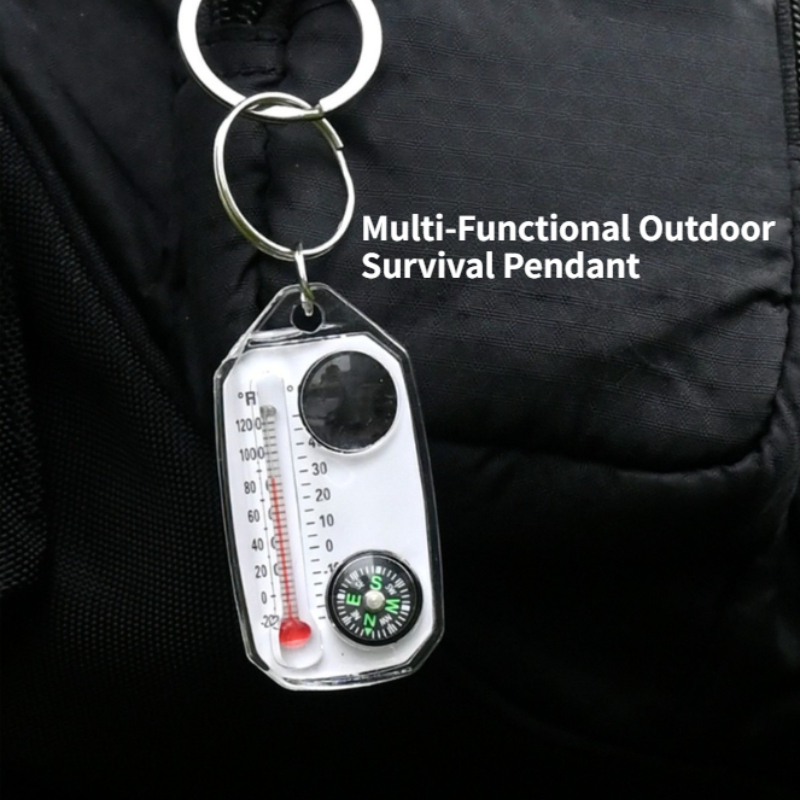 Mini Outdoor Survival Keychain - Compass Keychain Mini recensie en prijs