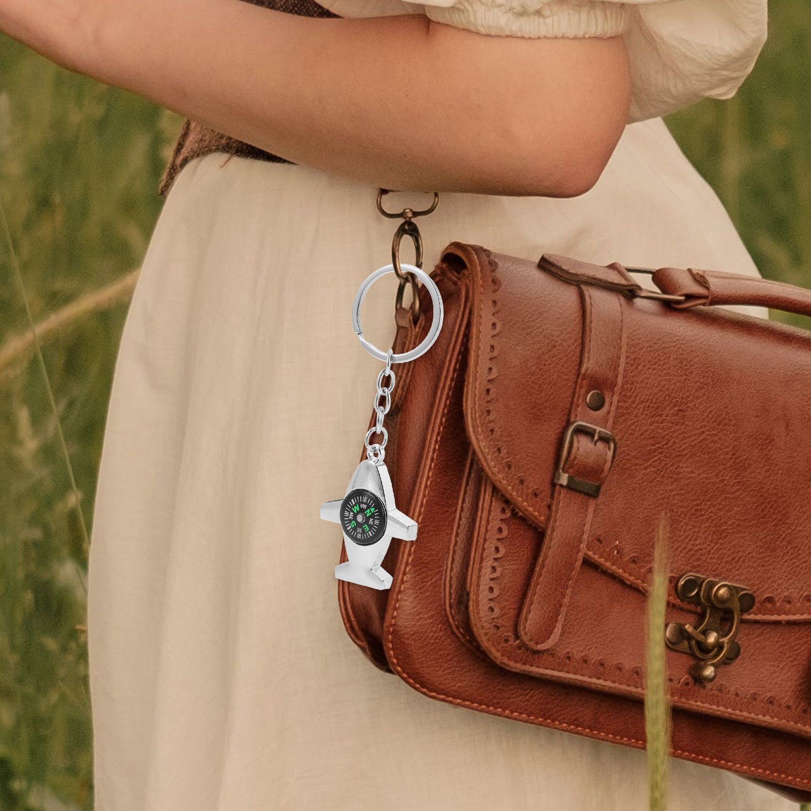 2Pcs Mini Compass Keychain Sma - Compass Keychain Mini recensie en prijs
