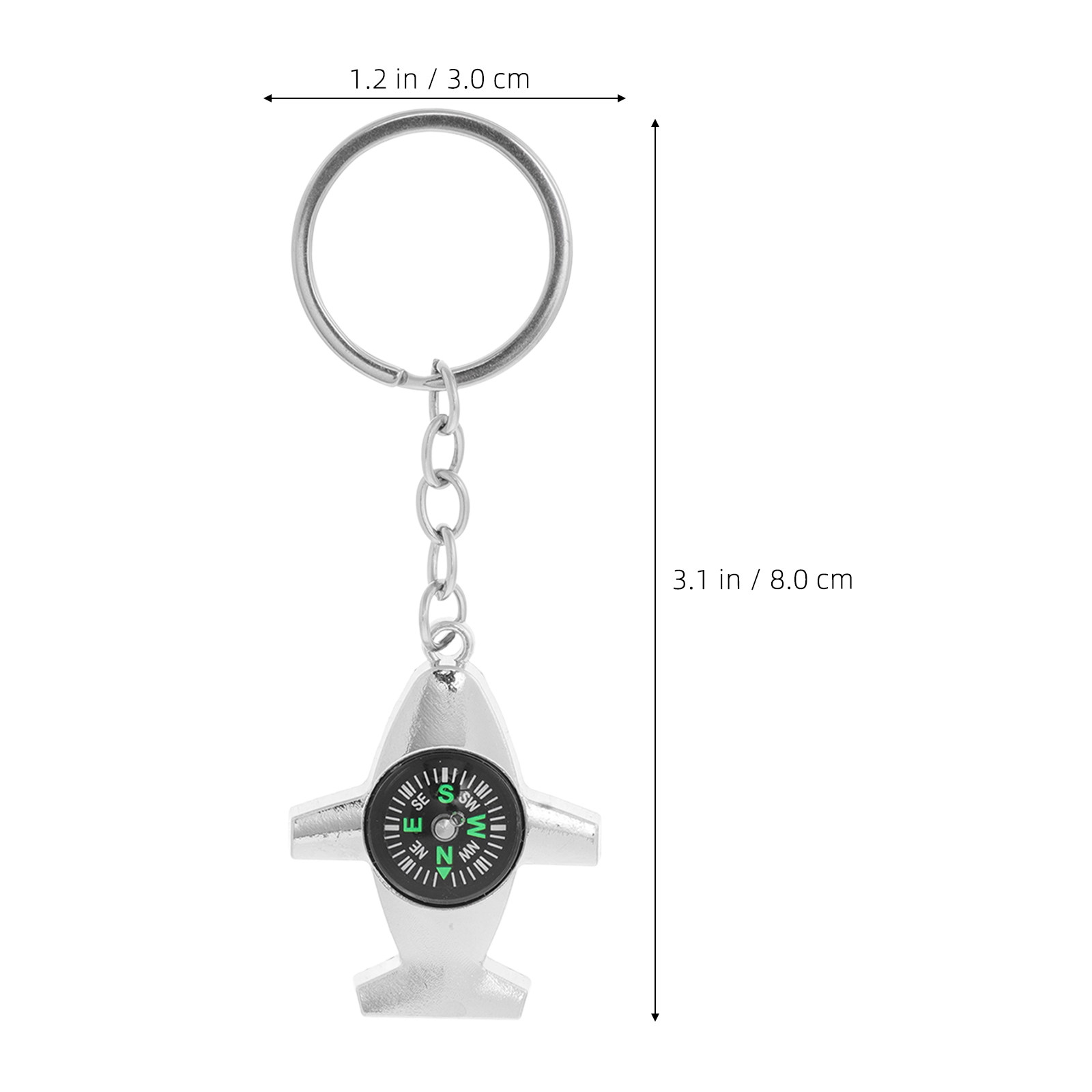 2Pcs Mini Compass Keychain Sma - Compass Keychain Mini recensie en prijs